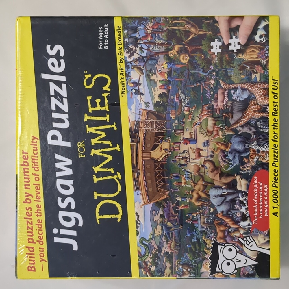 Jigsaw Puzzles For Dummies Noah's Ark 1000 Pieces Eric Dowdle New Sealed